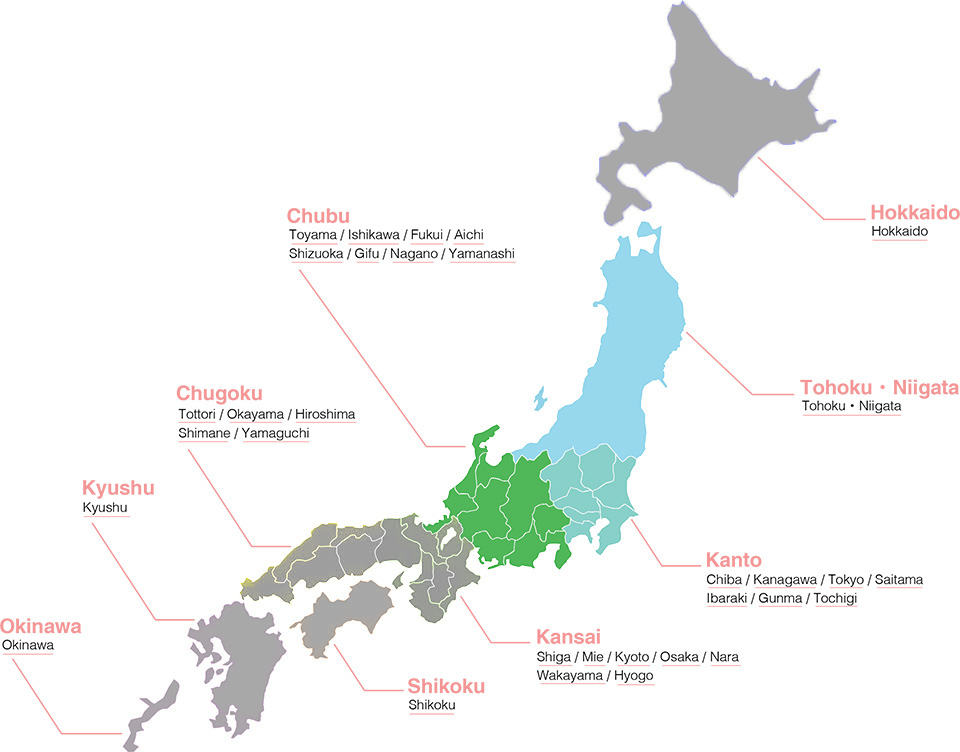 Japan Map